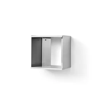 Półka ścienna Taper Cube Box - Stal nierdzewna, 34x35 cm - Form & Refine