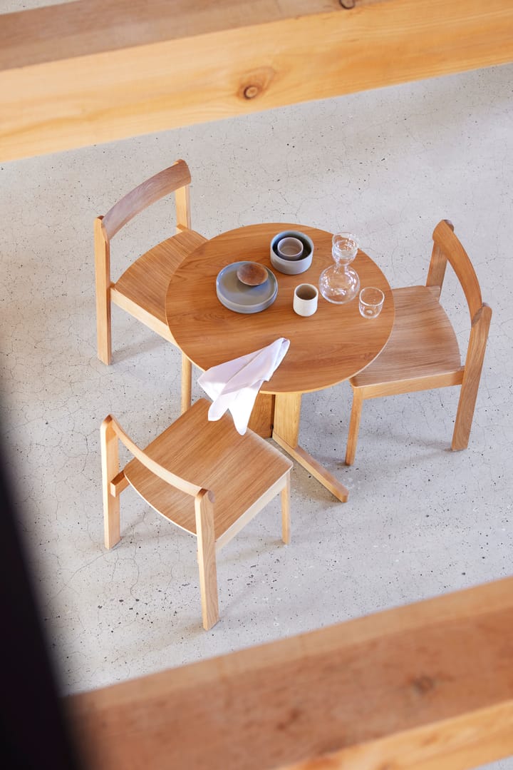 Stół Trefoil Ø75 cm, Dąb Form & Refine