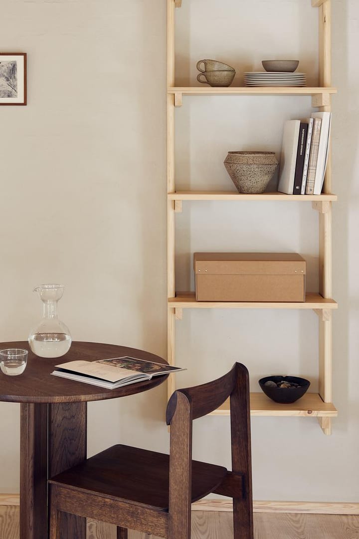 Stół Trefoil Ø75 cm, Dymiony dąb Form & Refine