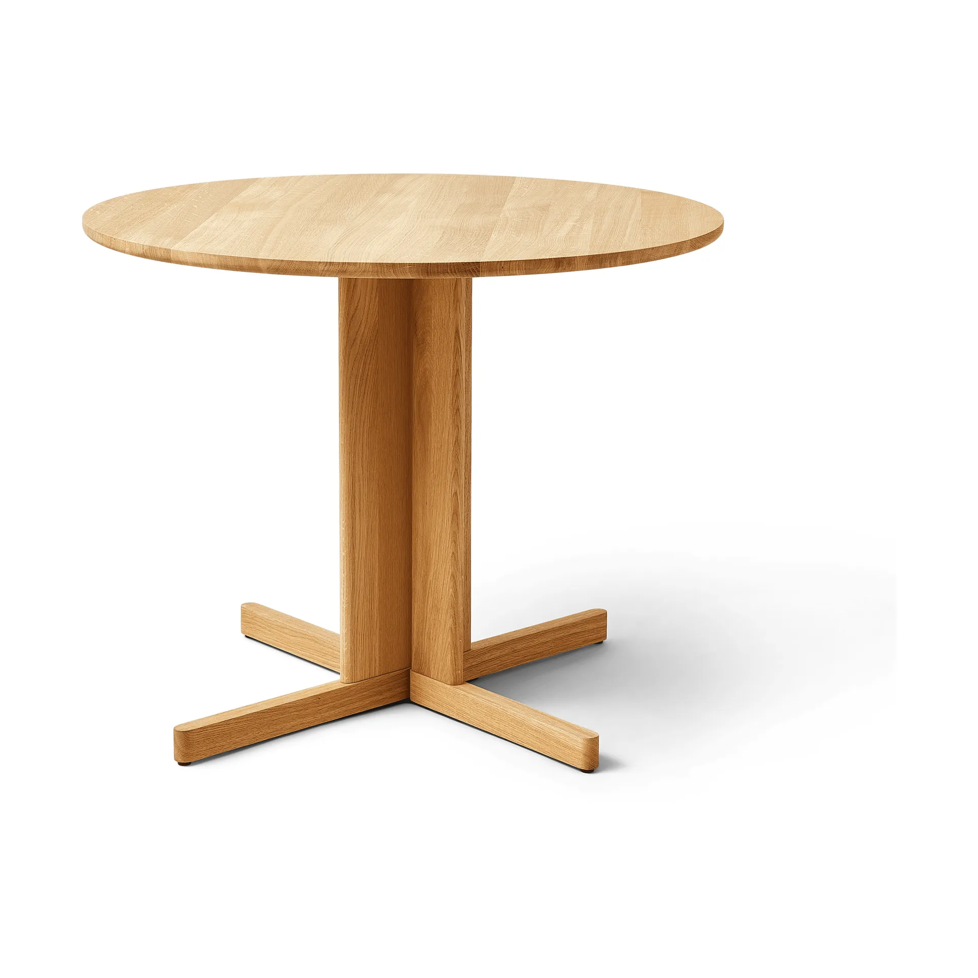 Stół Trefoil Ø90 cm, Dąb Form & Refine