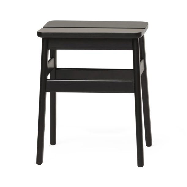 Stołek Angle Standard 45 cm - Black - Form & Refine