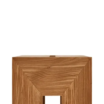 Stolik boczny Monolith - Dąb, 29x29x36 cm - Form & Refine