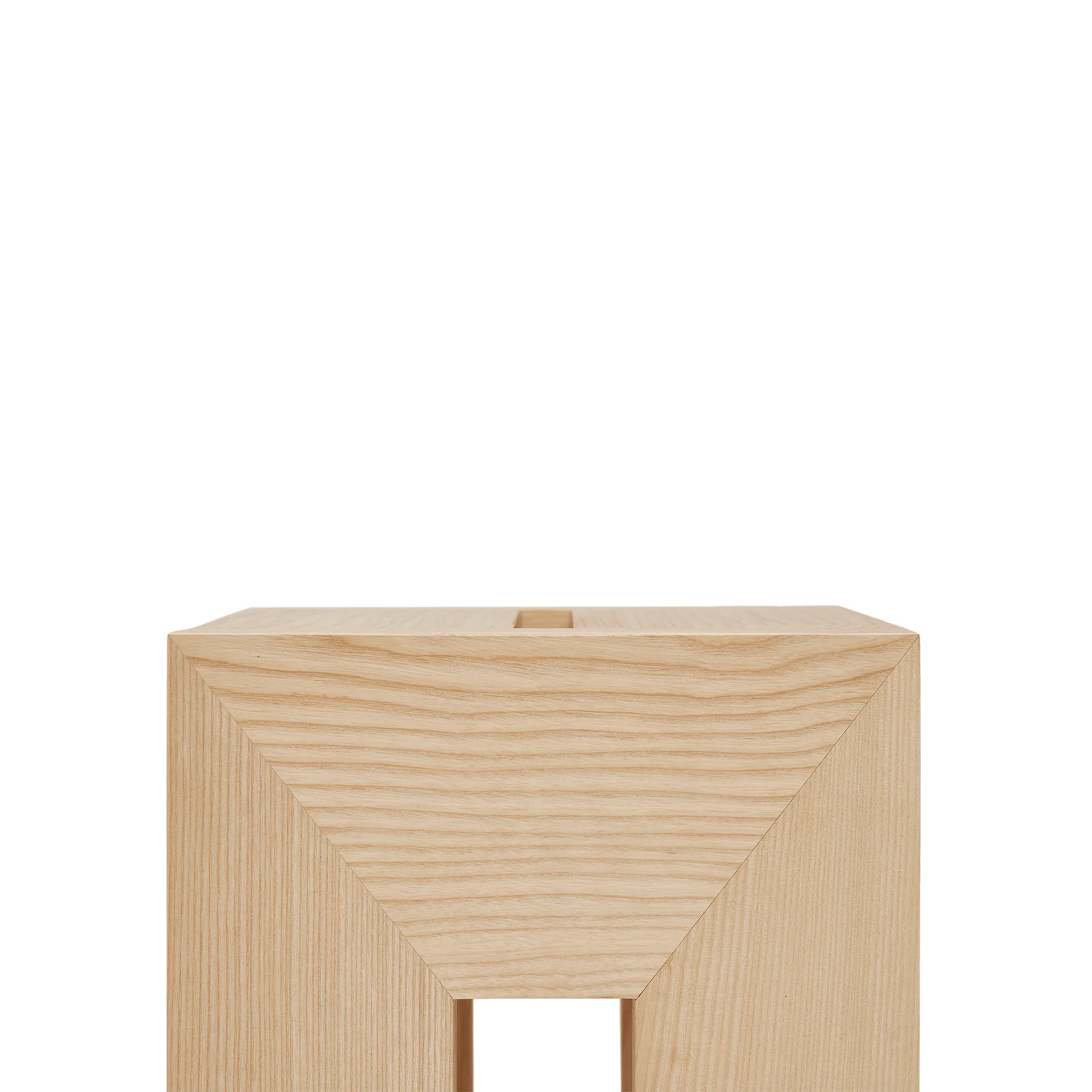 Stolik boczny Monolith, Jesion, 29x29x36 cm Form & Refine