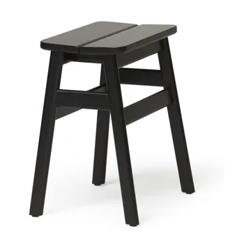 Taboret okrągły Angle Standard 45 cm - Black, Ø32x46 cm - Form & Refine