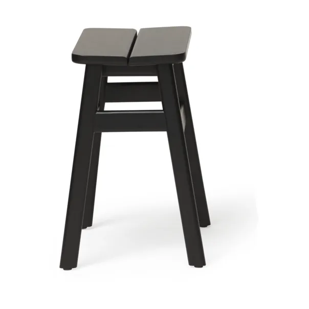 Taboret okrągły Angle Standard 45 cm, Black, Ø32x46 cm Form & Refine