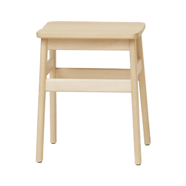 Taboret okrągły Angle Standard 45 cm, Buk, Ø32x46 cm Form & Refine