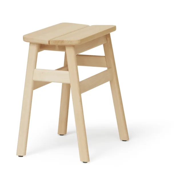 Taboret okrągły Angle Standard 45 cm, Buk, Ø32x46 cm Form & Refine