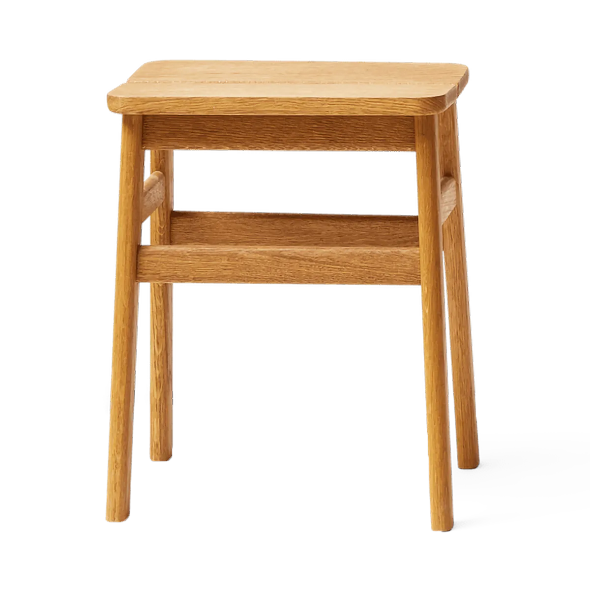 Taboret okrągły Angle Standard 45 cm, Dąb, Ø32x46 cm Form & Refine
