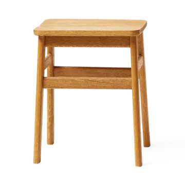 Taboret okrągły Angle Standard 45 cm - Dąb, Ø32x46 cm - Form & Refine