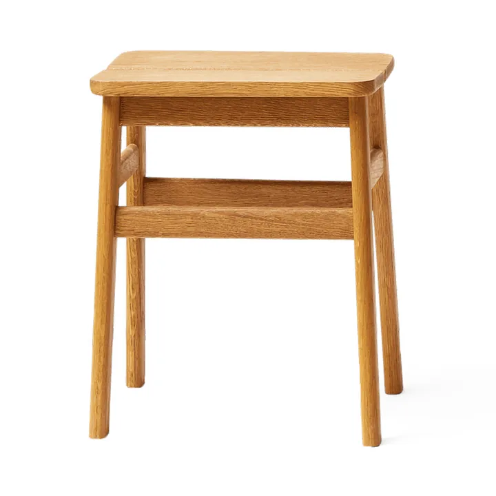 Taboret okrągły Angle Standard 45 cm - Dąb, Ø32x46 cm - Form & Refine