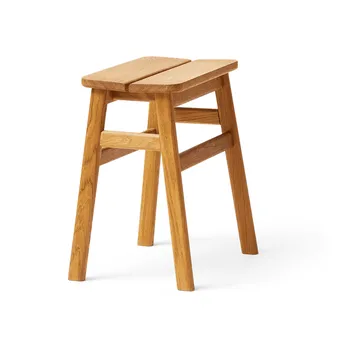 Taboret okrągły Angle Standard 45 cm - Dąb, Ø32x46 cm - Form & Refine