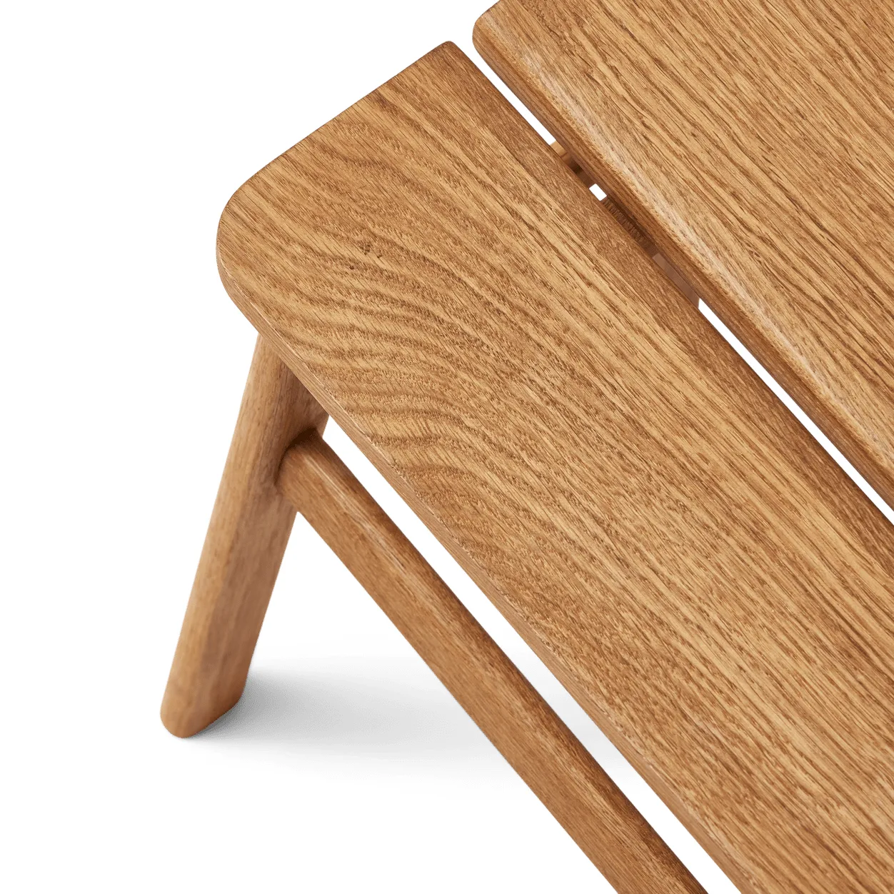 Taboret okrągły Angle Standard 45 cm, Dąb, Ø32x46 cm Form & Refine
