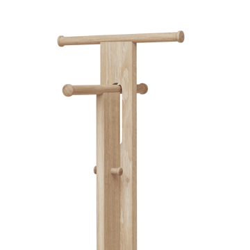 Wieszak Foyer 173,3 cm - Biała dąb - Form & Refine