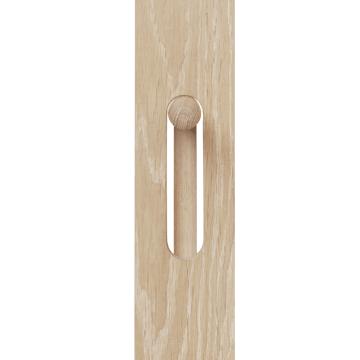 Wieszak Foyer 173,3 cm - Biała dąb - Form & Refine