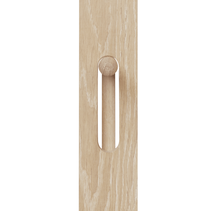 Wieszak Foyer 173,3 cm, Biała dąb Form & Refine
