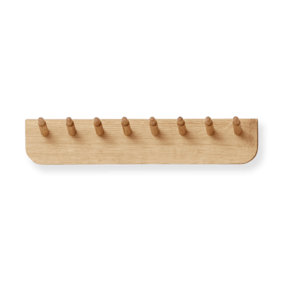 Wieszak ścienny Echo 40 cm - Biała dąb - Form & Refine
