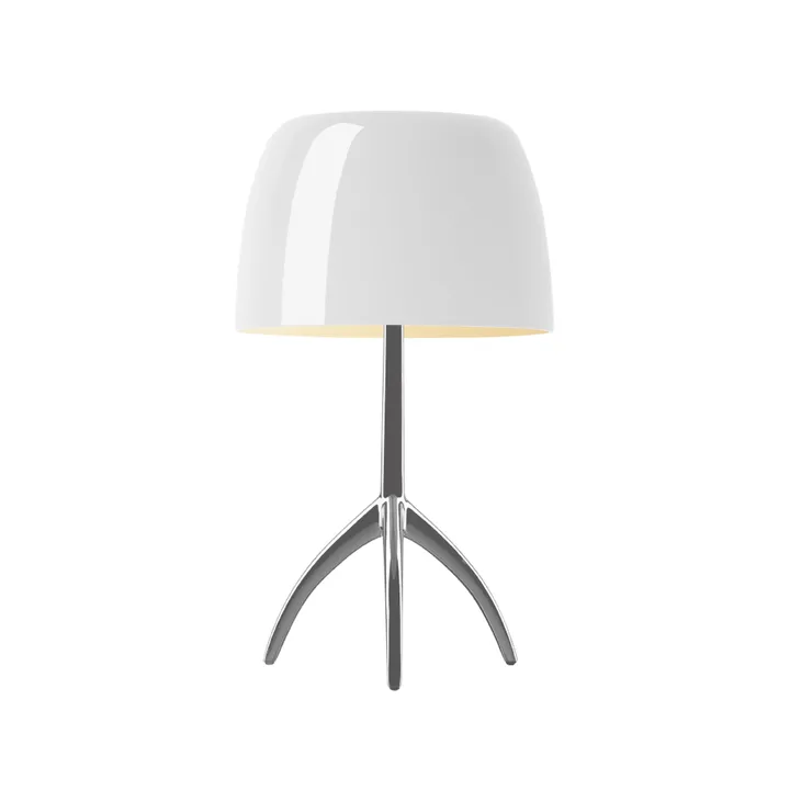 Lampa stołowa Lumiere Grande Dimbar - biały, aluminium - Foscarini