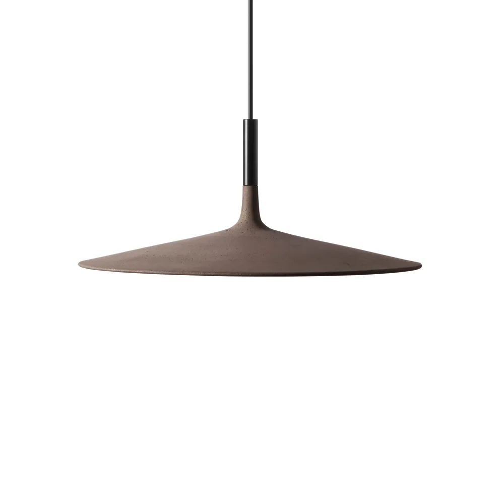 Lampa wisząca Aplomb Large, Brązowy beton Foscarini