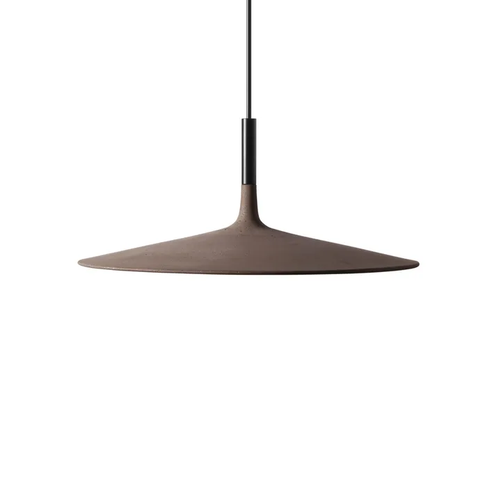 Lampa wisząca Aplomb Large - Brązowy beton - Foscarini