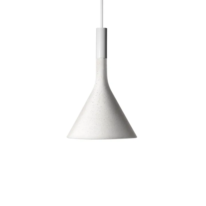 Lampa wisząca Aplomb mini - biały, bianco beton - Foscarini
