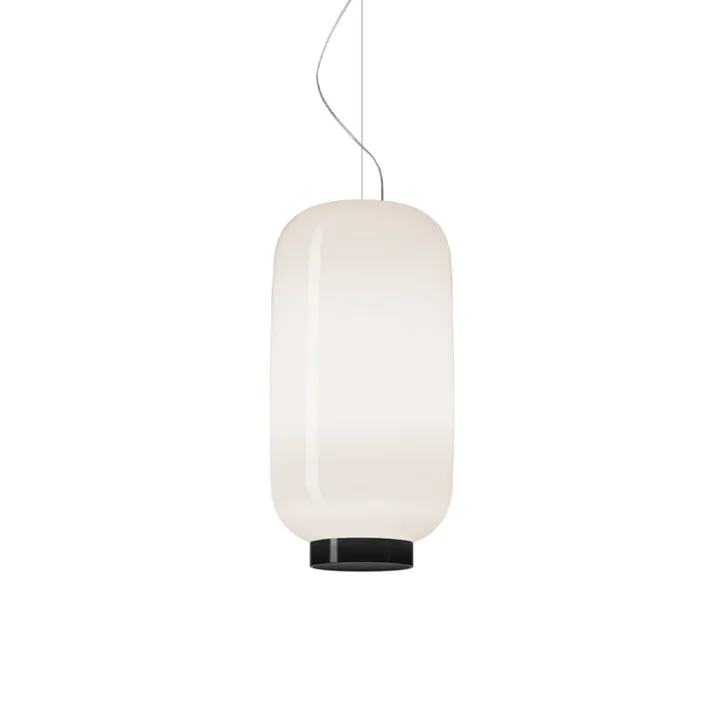 Lampa wisząca Chouchin 2 Reverse - biały/czarny - Foscarini