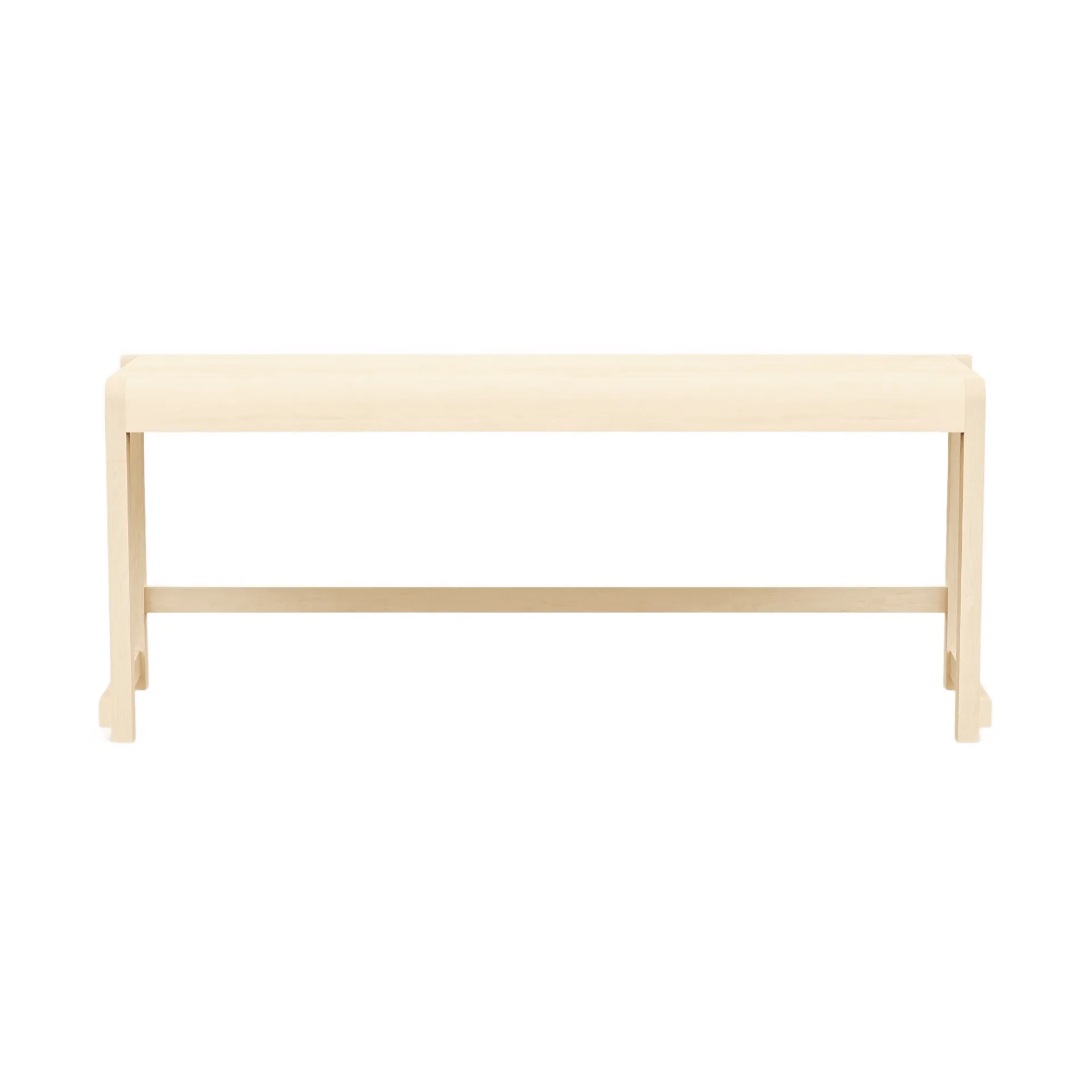 Ławka Bench 01, Brzoza, 114,6x37x46 cm FRAMA