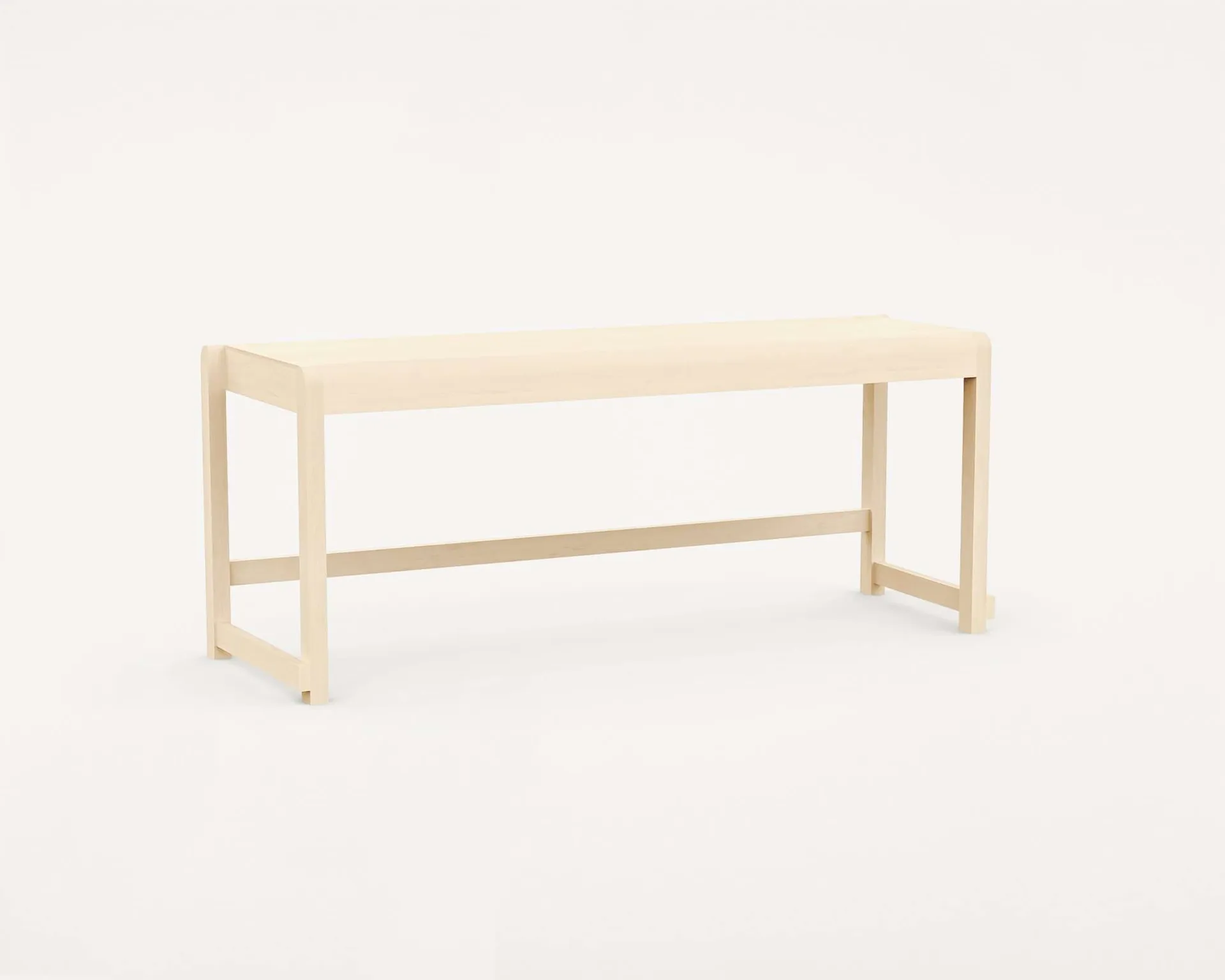 Ławka Bench 01, Brzoza, 114,6x37x46 cm FRAMA