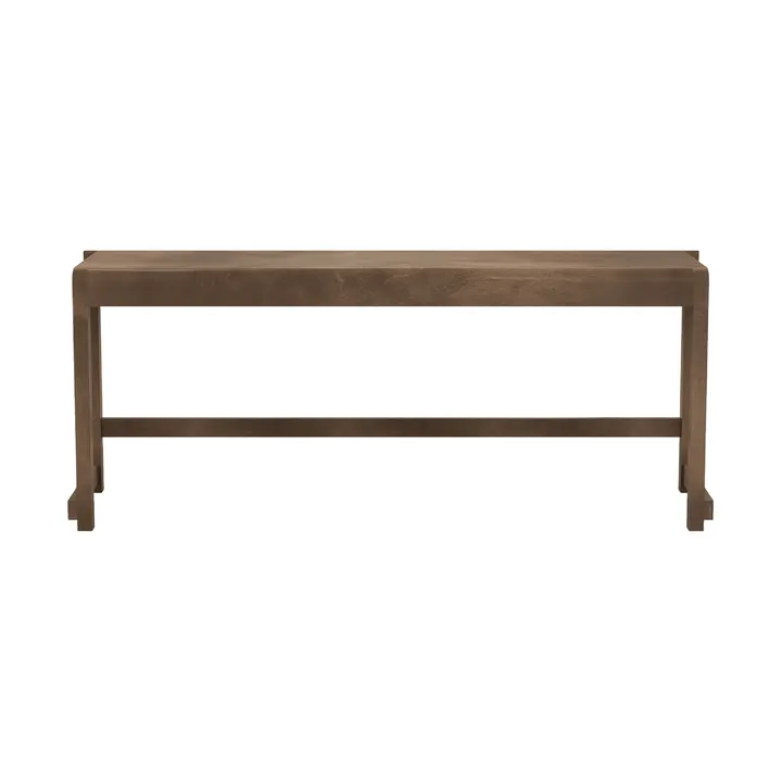 Ławka Bench 01 - Brzoza ciemnobrązowa, 114,6x37x46 cm - FRAMA
