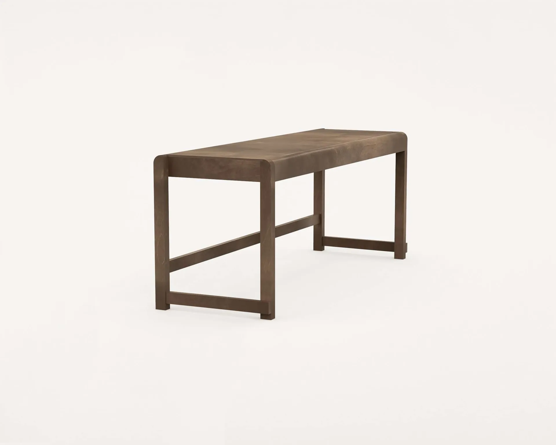 Ławka Bench 01, Brzoza ciemnobrązowa, 114,6x37x46 cm FRAMA