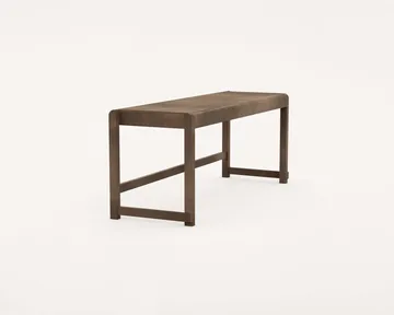Ławka Bench 01 - Brzoza ciemnobrązowa, 114,6x37x46 cm - FRAMA