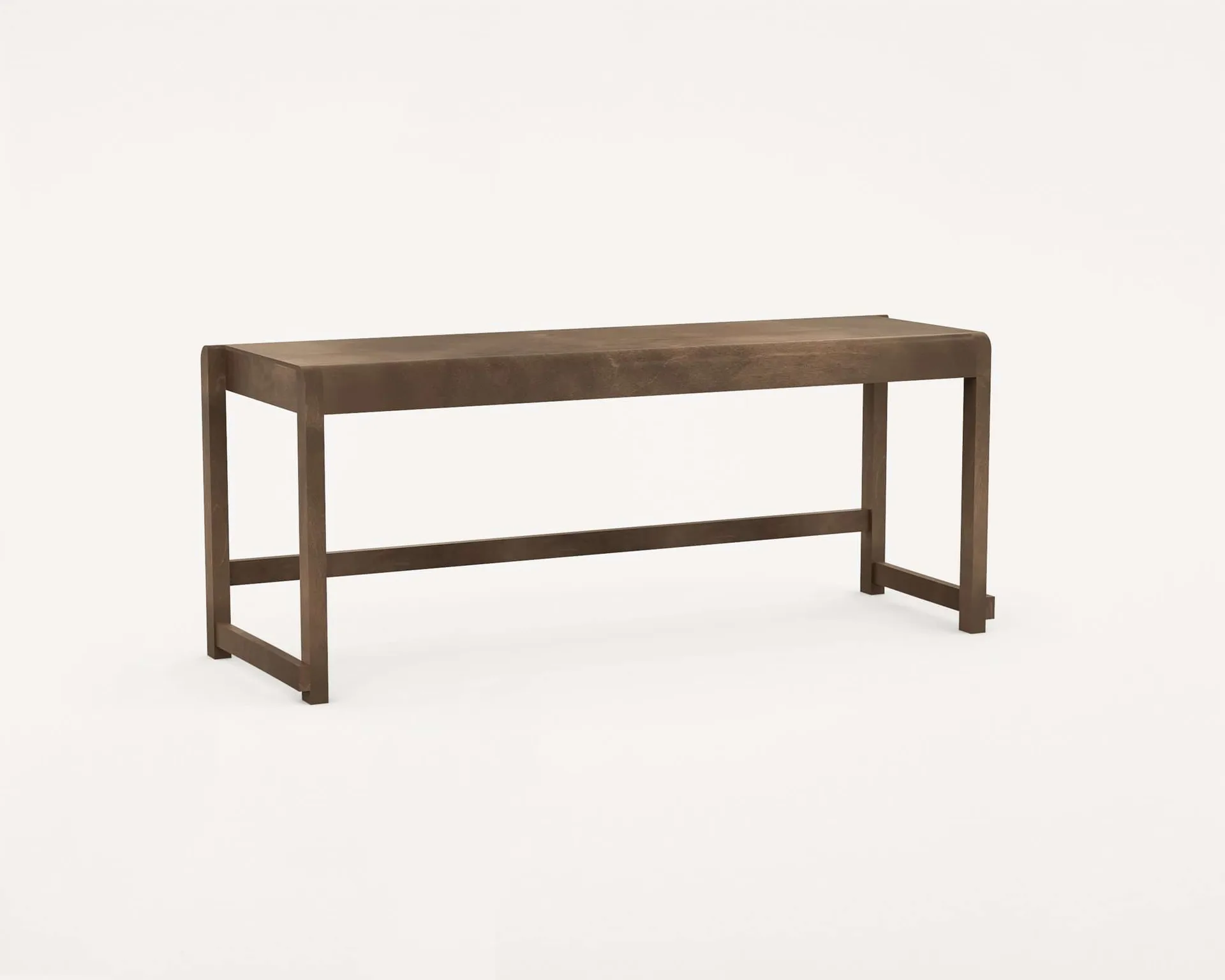 Ławka Bench 01, Brzoza ciemnobrązowa, 114,6x37x46 cm FRAMA