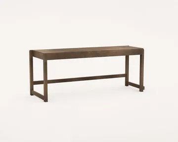 Ławka Bench 01 - Brzoza ciemnobrązowa, 114,6x37x46 cm - FRAMA