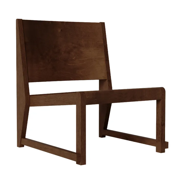 Fotel Easy Chair 01 - Brzoza ciemnobrązowa - FRAMA