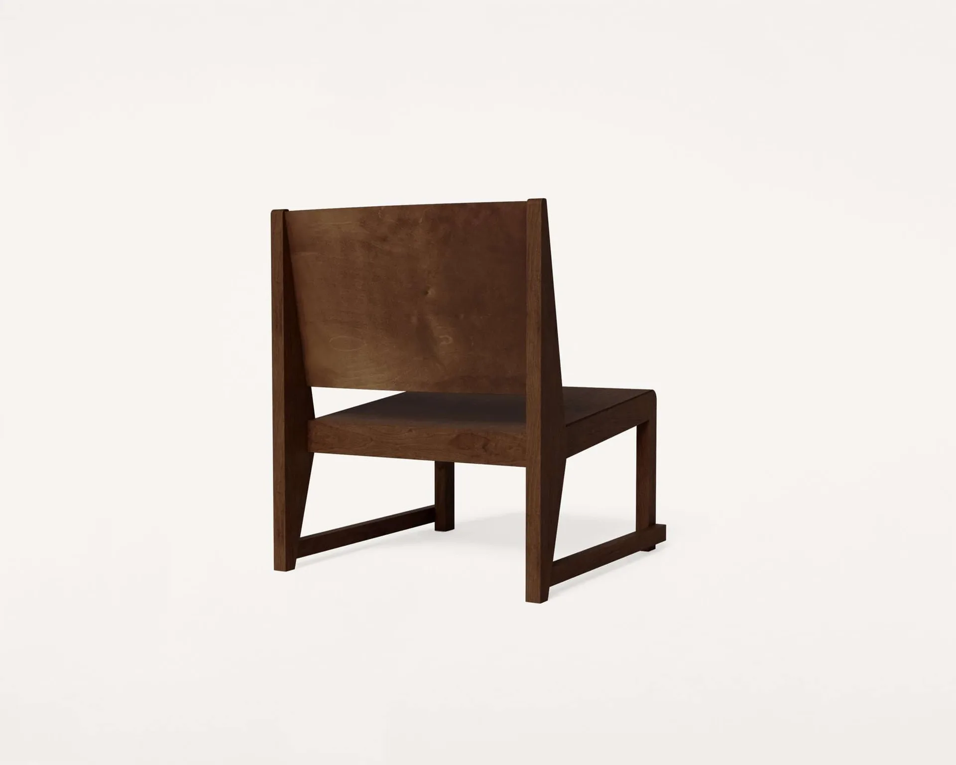 Fotel Easy Chair 01, Brzoza ciemnobrązowa FRAMA
