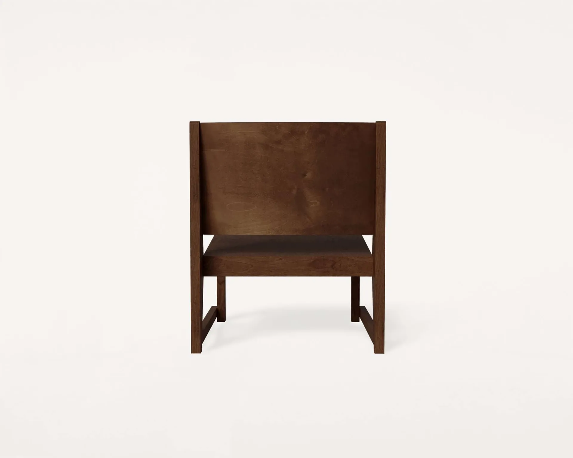 Fotel Easy Chair 01, Brzoza ciemnobrązowa FRAMA