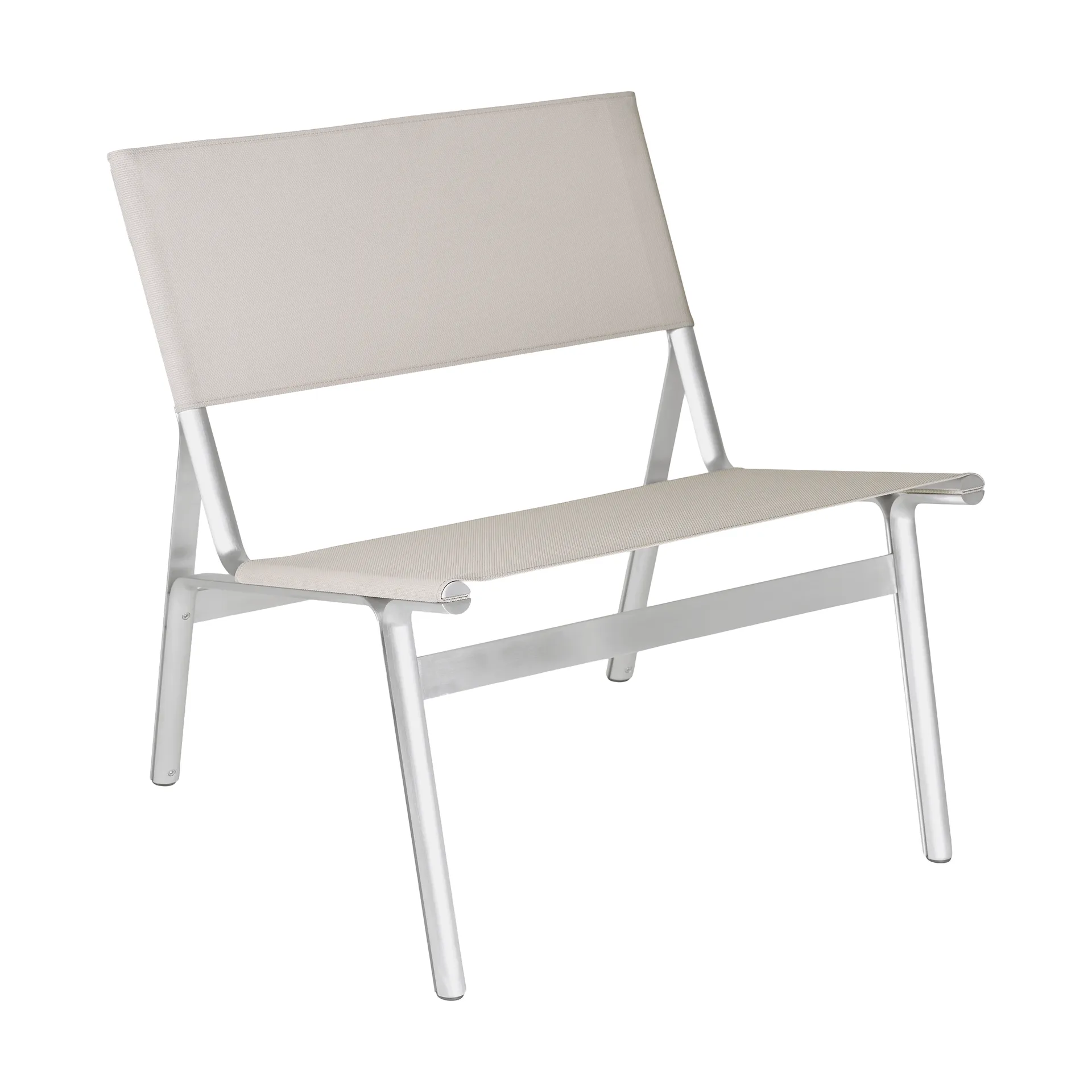 Fotel Union, Aluminium-Sandstone Mesh FRAMA