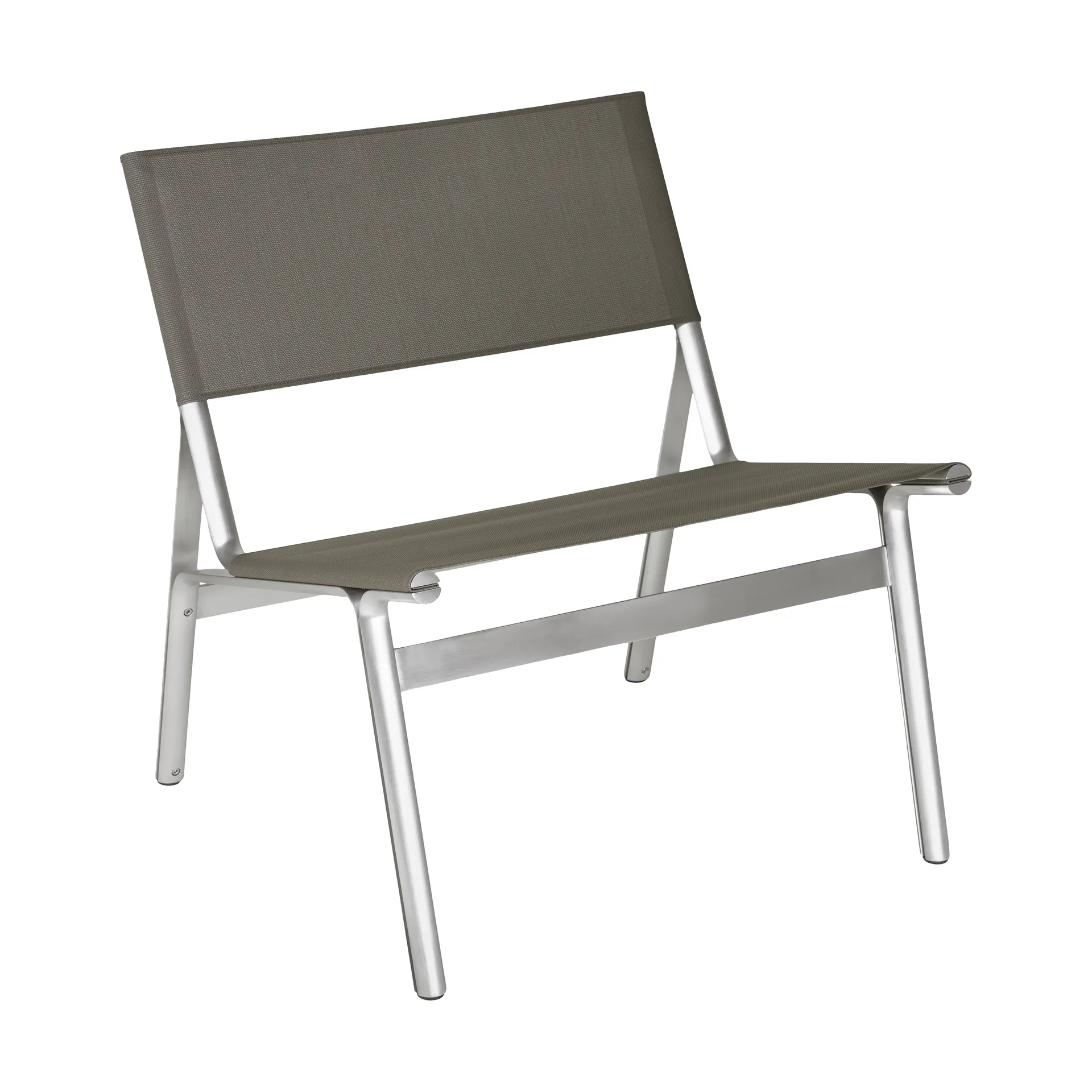 Fotel Union, Aluminium-Taupe Mesh FRAMA