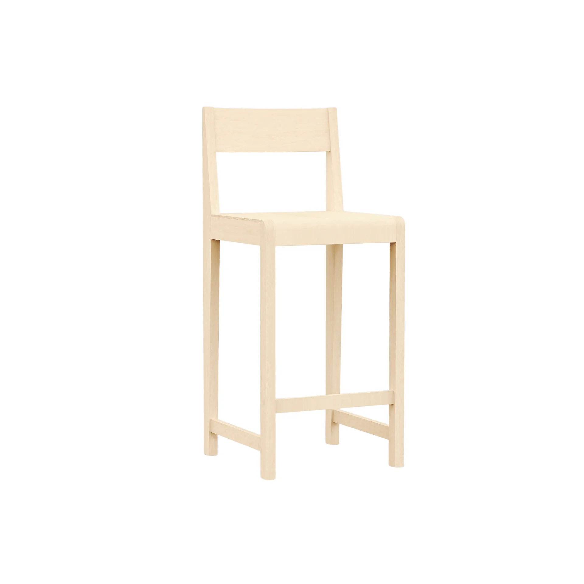 Krzesło barowe Bar Chair 01, Brzoza, 65 cm FRAMA
