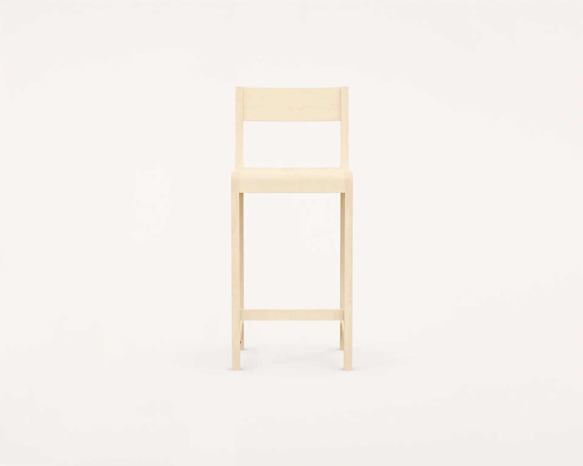 Krzesło barowe Bar Chair 01, Brzoza, 65 cm FRAMA
