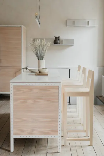 Krzesło barowe Bar Chair 01 - Brzoza, 76 cm - FRAMA