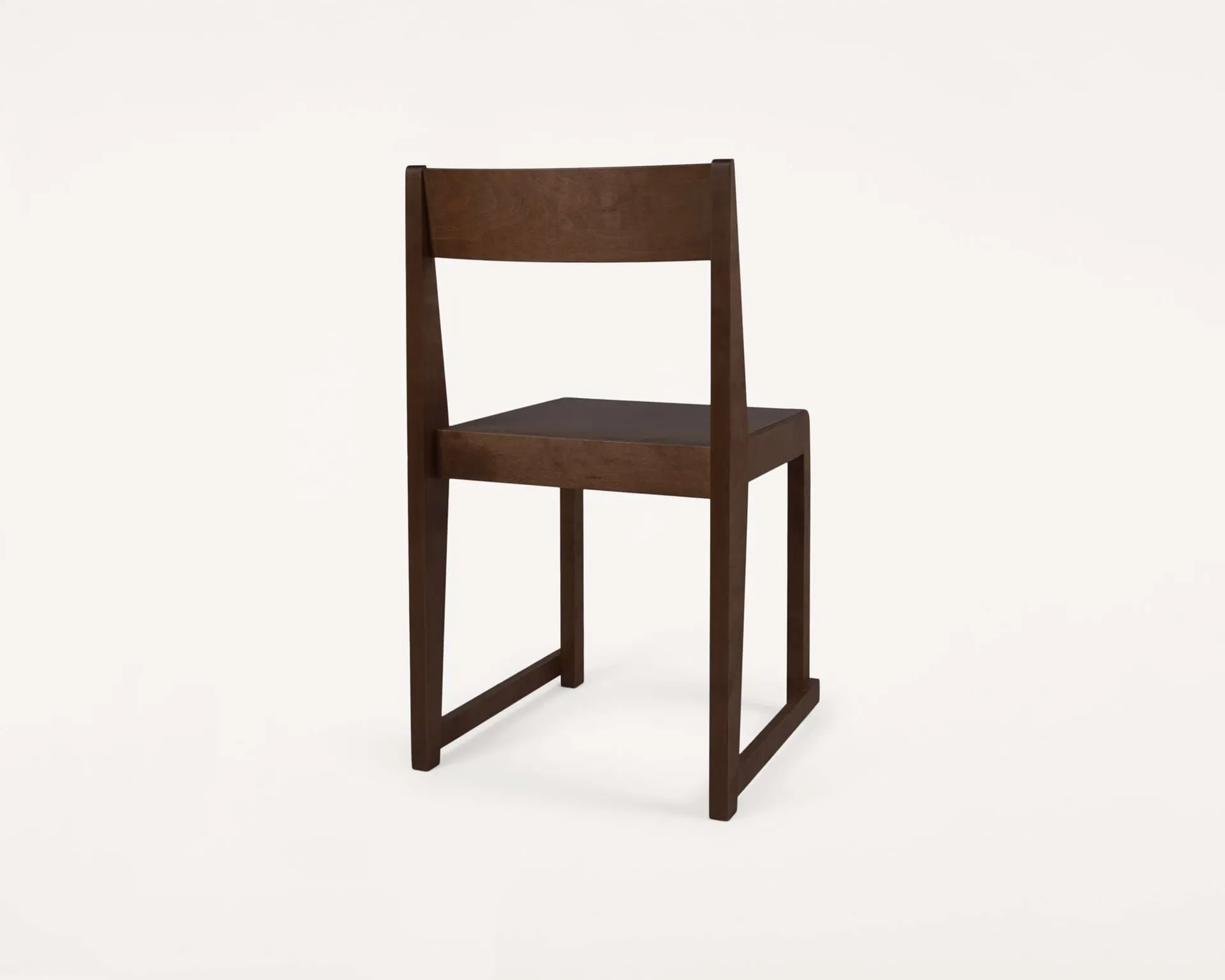 Krzesło Chair 01, Brzoza ciemnobrązowa FRAMA