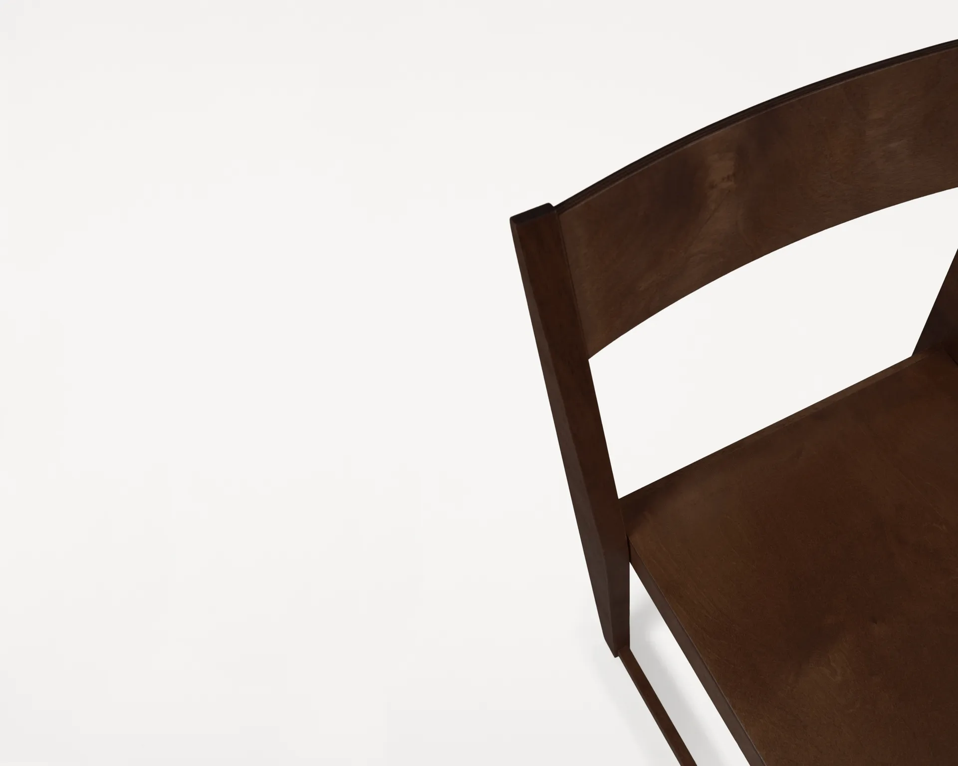 Krzesło Chair 01, Brzoza ciemnobrązowa FRAMA
