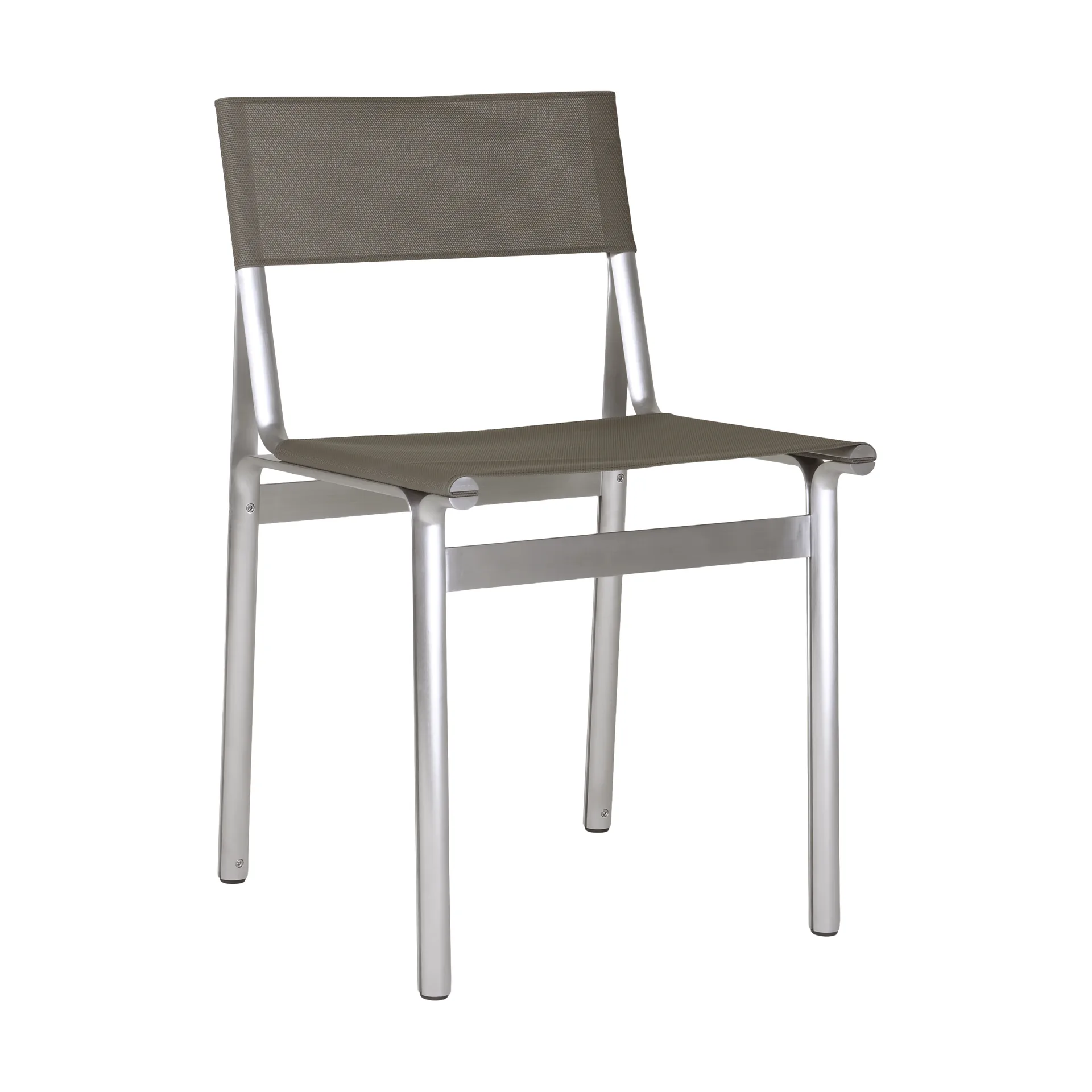 Krzesło Union, Aluminium-Taupe Mesh FRAMA