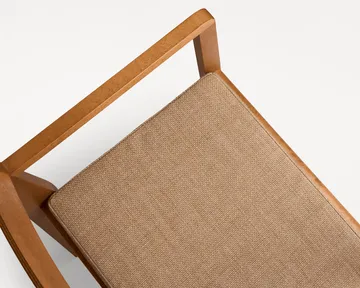 Krzesło z podłokietnikami Armrest Chair 01 - Brzoza ciemnobrązowa - FRAMA