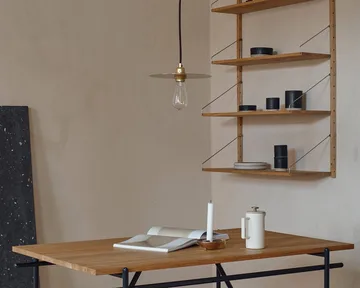 Lampa wisząca Circle Shade - Mosiądz, Ø25 cm - FRAMA