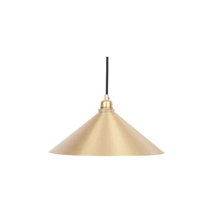 Lampa wisząca Cone Shade - Brass, medium, Ø36 cm - FRAMA