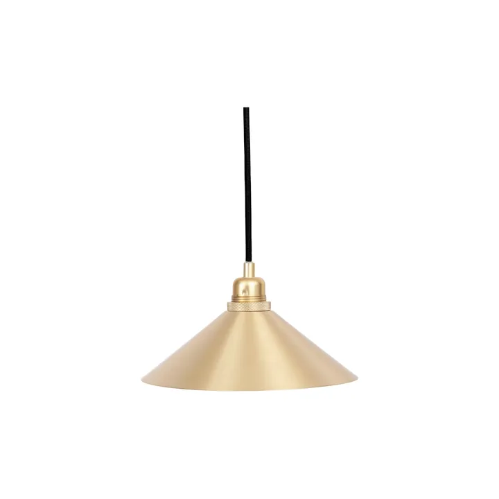 Lampa wisząca Cone Shade - Brass. small, Ø25 cm - FRAMA