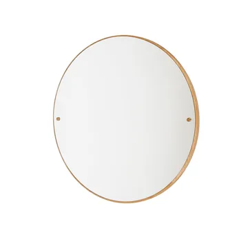 Lustro CM Circle - Dąb, large, Ø70 cm - FRAMA