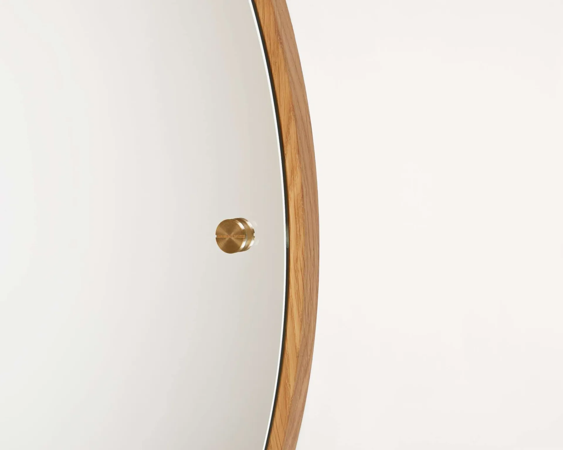 Lustro CM Circle, Dąb, large, Ø70 cm FRAMA