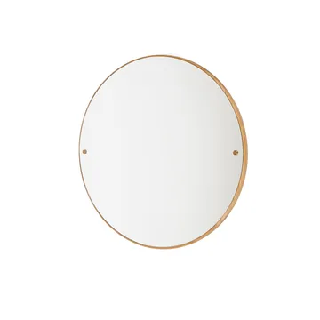 Lustro CM Circle - Dąb, medium, Ø60 cm - FRAMA
